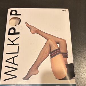 Black Fishnet Thigh-High Stockings